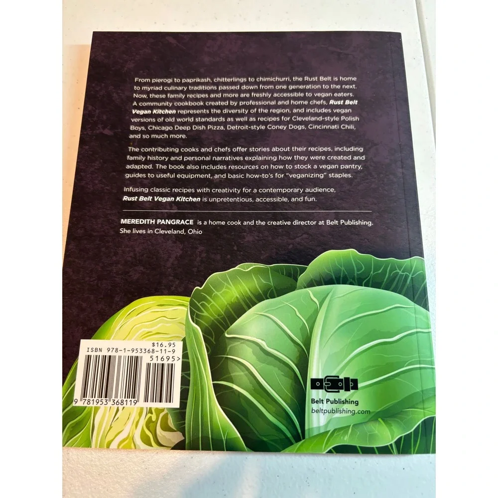 Rust Belt Vegan Kitchen Recipes Resources and Stories Cookbook Meredith Pangrace